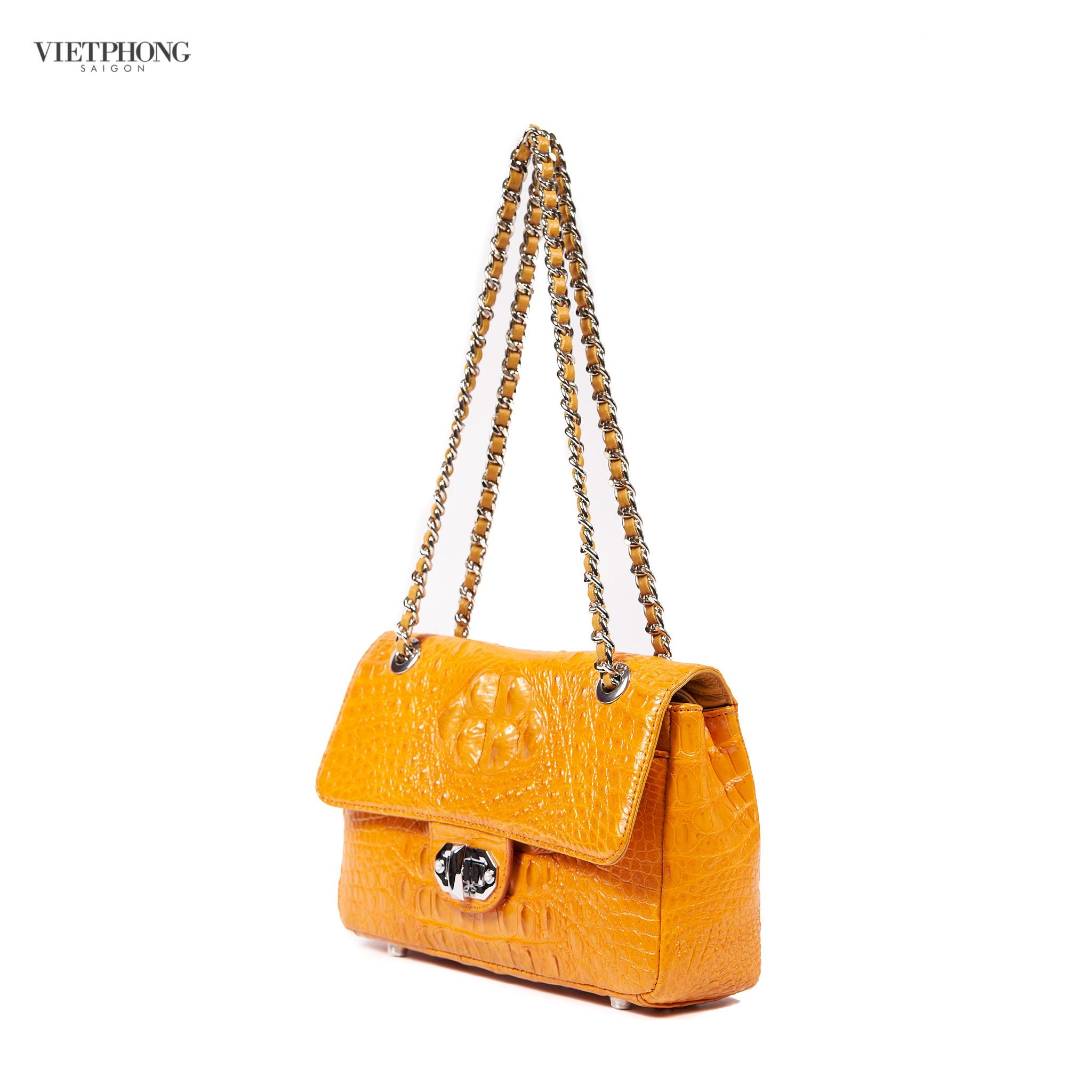 Túi đeo chéo da cá sấu nữ VIETPHONG Classic Bag T169A