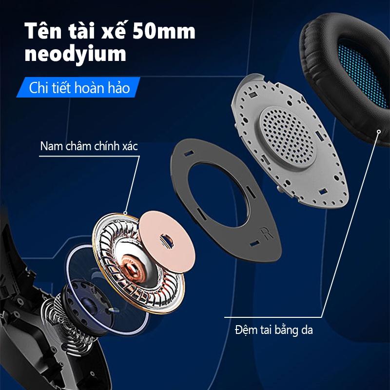 Tai nghe Gaming chơi game chụp tai có dây ONIKUMA K20 tay nghe có mic, RGB, Máy tính, PC, Điện thoại [Hàng chính hãng