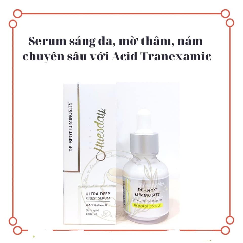 SERUM TRẮNG DA DE-SPOT LUMINOSITY HUESDAY - Giảm nám, sáng da