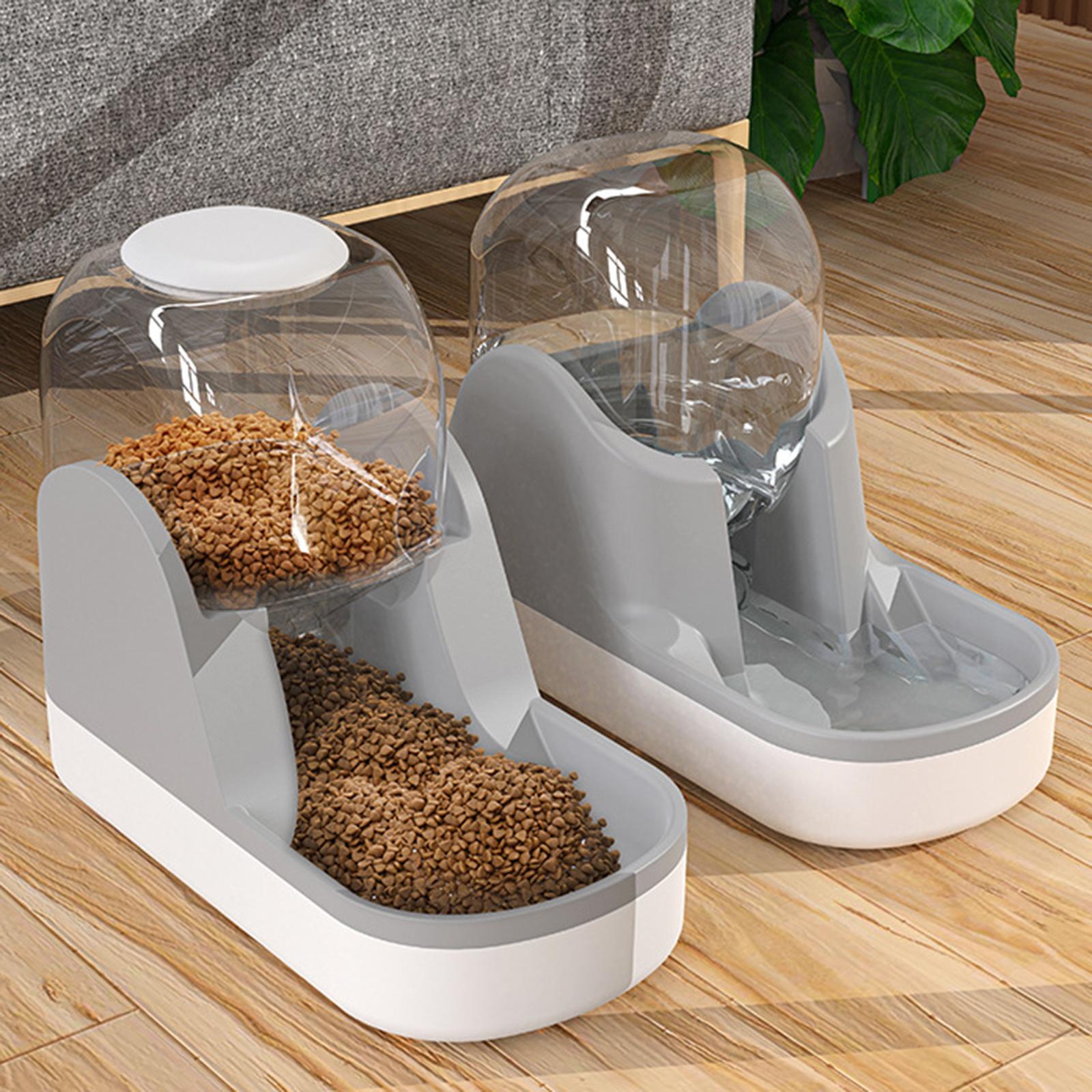 Automatic Gravity Feeder Cat Dog Bowl Feeding Station Automatic Cat Feeder