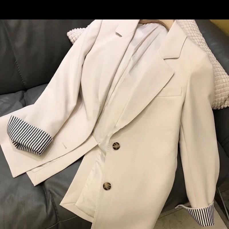 Áo Blazer nữ dáng xuông phong cách hàn quốc mẫu mới chất đẹp mã ZELE495