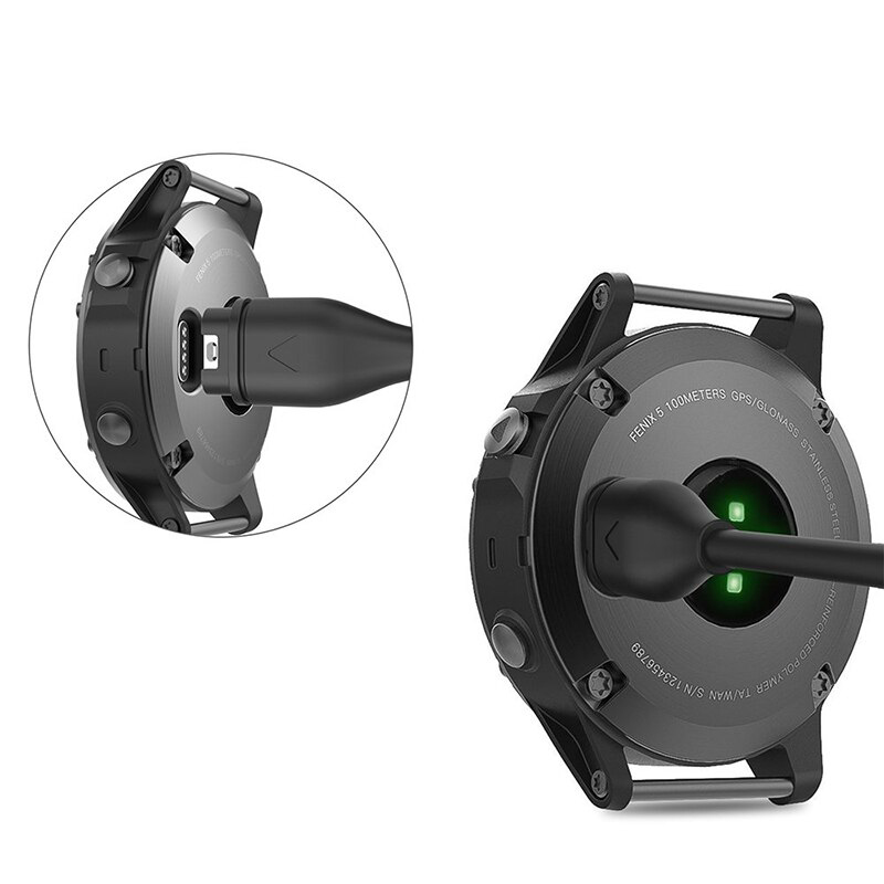 Dây cáp sạc dành cho tất cả các dòng đồng hồ Garmin Forerunner / Fenix / Instinct / Venu / Quatix Handtown - Hàng Chính Hãng