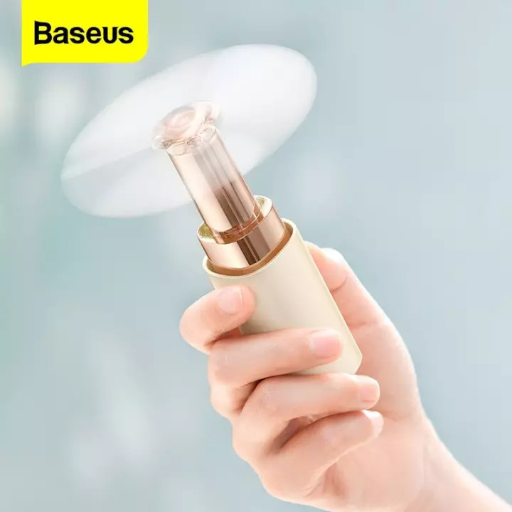 Quạt cầm tay mini Baseus dung lượng pin 2000mAh, vận hành mượt mà nhỏ gọn tiện dụng mang đi thích hợp cho các chuyến đi