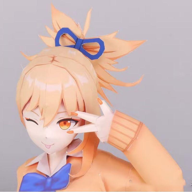 Mô hình giấy anime girl Anime Game [Genshin Impact] Yoimiya in School Uniform