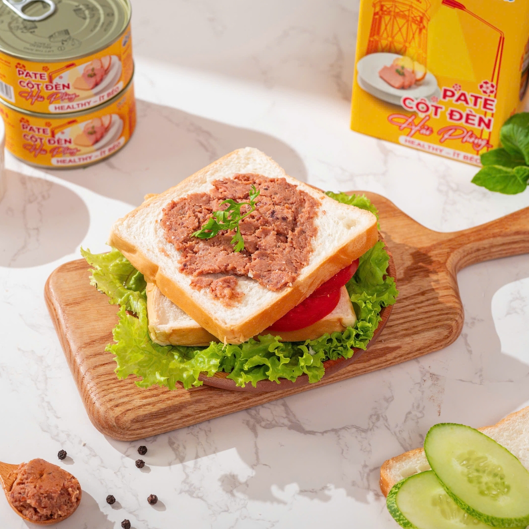 Pate Cột Đèn Healthy Hải Phòng - Ít Béo, Nhiều Thịt Ít Gan, Đạt OCOP 3 Sao - 190G