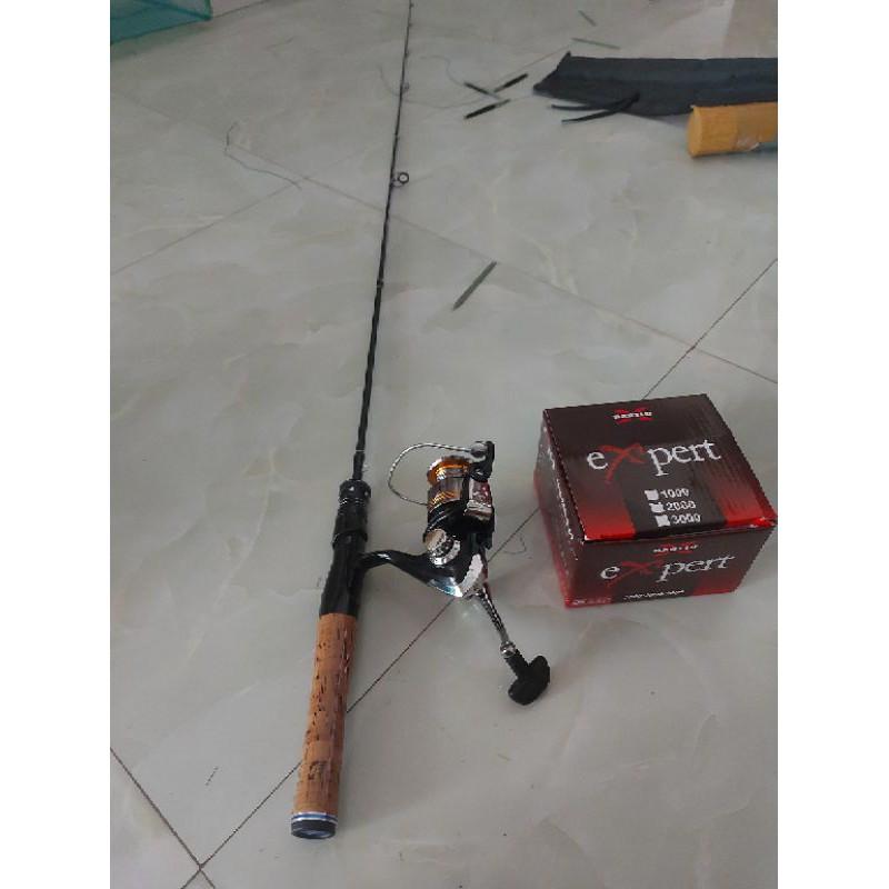 bộ cần lure ul + máy expert 1000 tới 2000