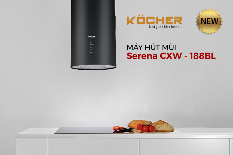 Máy Hút Mùi Kocher SERENA CXW -188 BL - Hàng Chính Hãng