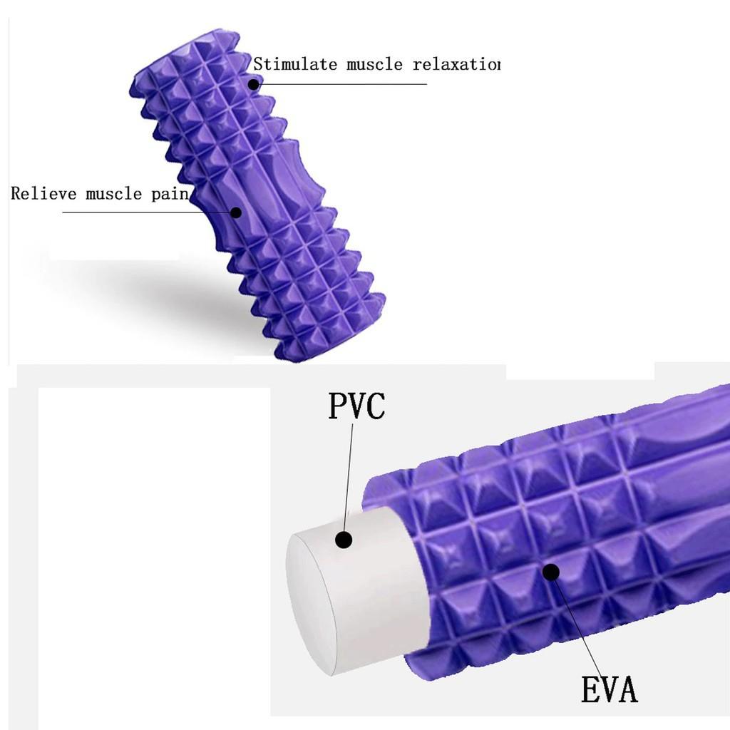 Ống lăn massage Foam Roller có gai