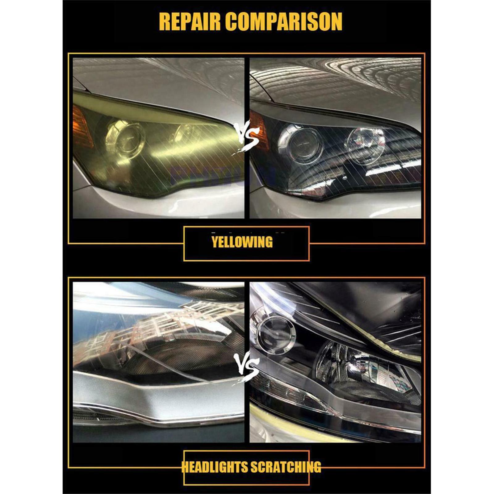 Car Headlight Renovation Polishing Kit, Atomizing Cup Headlight Lens Polish Set, Lens Coating Tool ,Fit for Taillights Lens Polish Kit