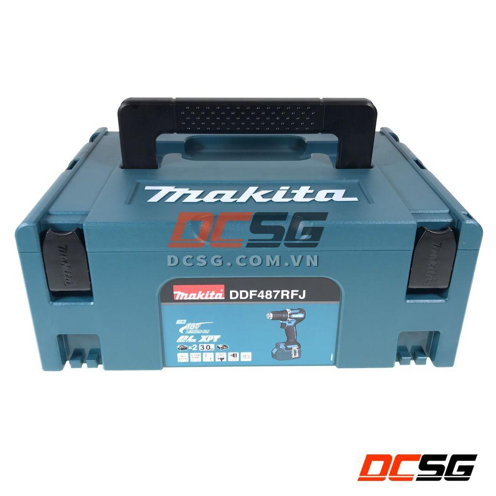 Máy khoan và vặn vít dùng pin 18V Makita DDF487RFJ | DCSG