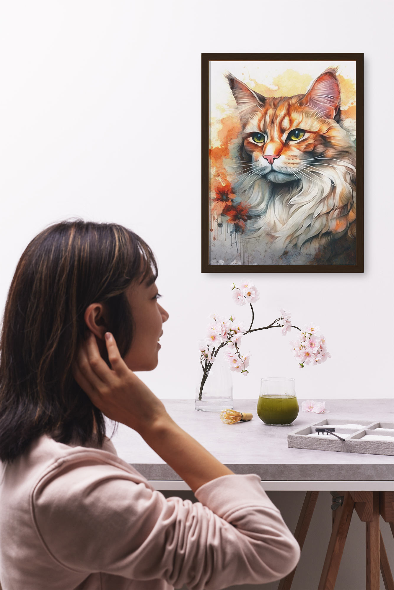 Quà tặng cho tâm | Tuổi Mèo | Tranh canvas nghệ thuật