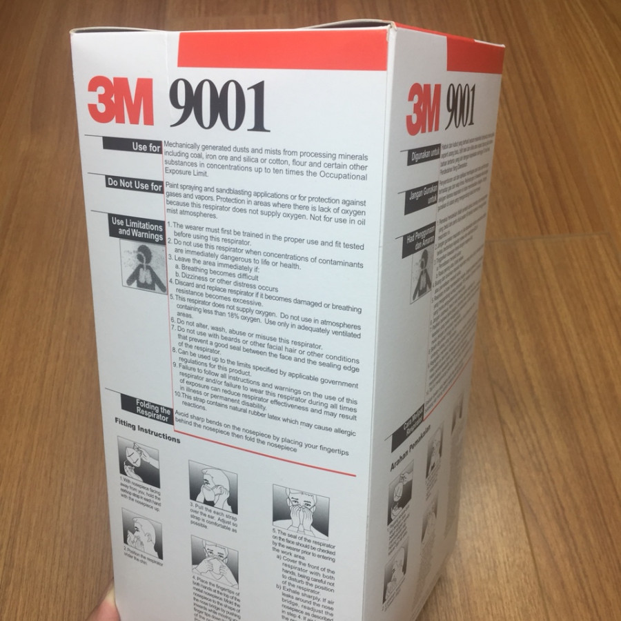 1 Box 3M FaceMask 9001 (50 cái)