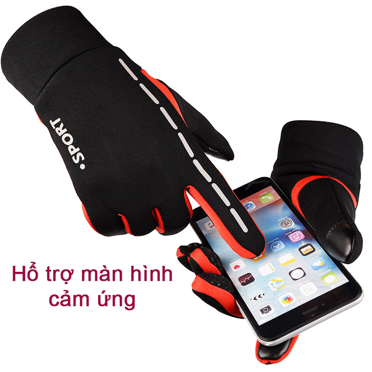 Bao Tay, Găng Tay Xe Đạp ,Xe Máy, Leo Núi, Tracking Full Ngón GT003
