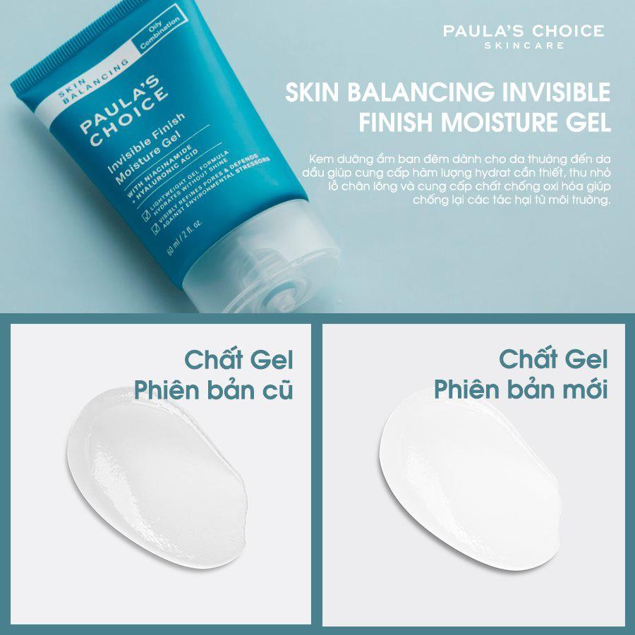 Gel dưỡng ẩm cho da dầu Paula's Choice Skin Balancing Invisible Finish Moisture Gel (Mã 3400)