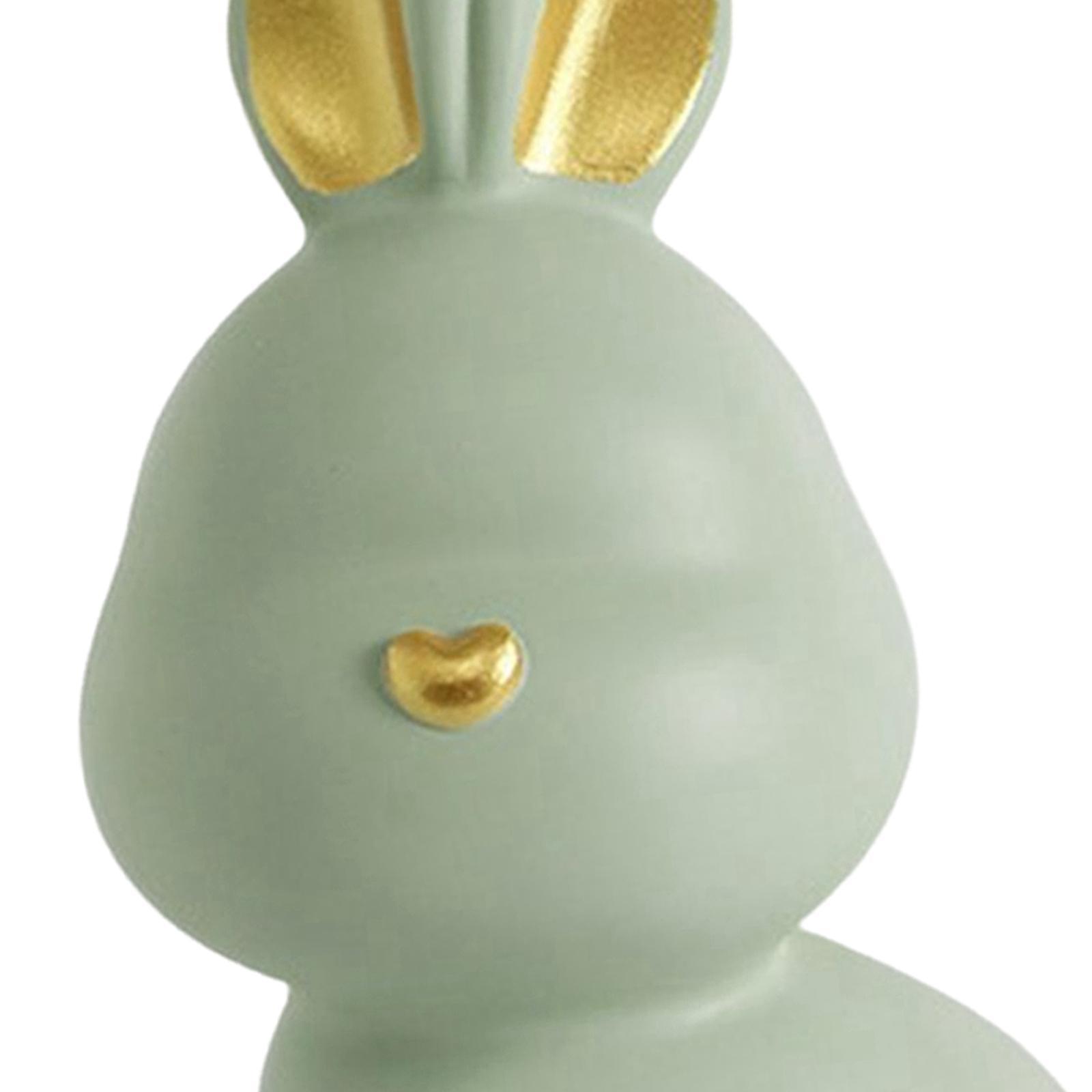 Rabbit Piggy Box Statue Container Money Box for Toddler