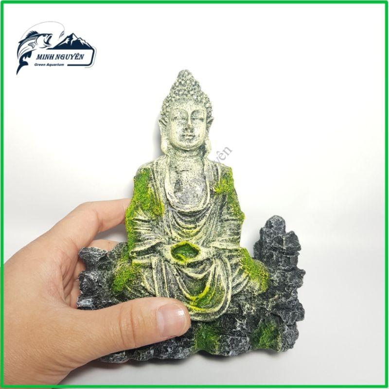 Tượng phật trang trí bể cá tượng phật hồ cá cảnh Tượng phật quan âm bể thủy sinh, Bể bán cạn tiểu cảnh bonsai