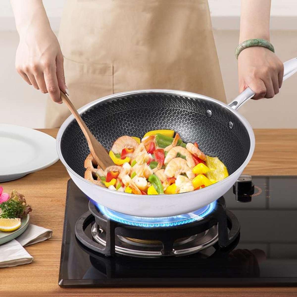 Chảo Chống Dính Inox 304 Cao Cấp - Công Nghệ Blackcube 7 Lớp - GDHN Loại Tốt