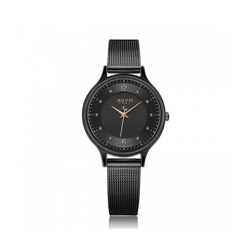 Đồng Hồ Nữ JA-1060E Julius Hàn Quốc Dây Thép