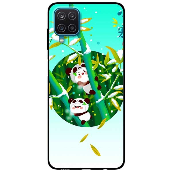 Ốp lưng dành cho Samsung A12 mẫu Hai Bé Gấu
