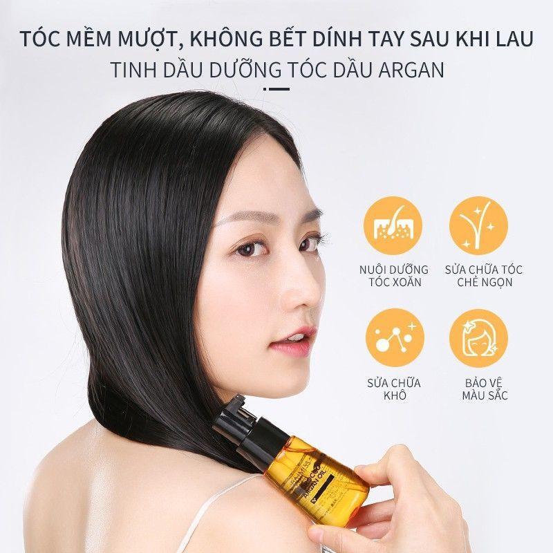 Tinh Dầu Dưỡng Tóc Uốn, Dưỡng Tóc Khô Xơ, Tóc Nhuộm JCKOO Giúp Giữ Nếp, Tạo Nếp Tóc Mềm Mượt, Phục Hồi Tóc Hư Tổn