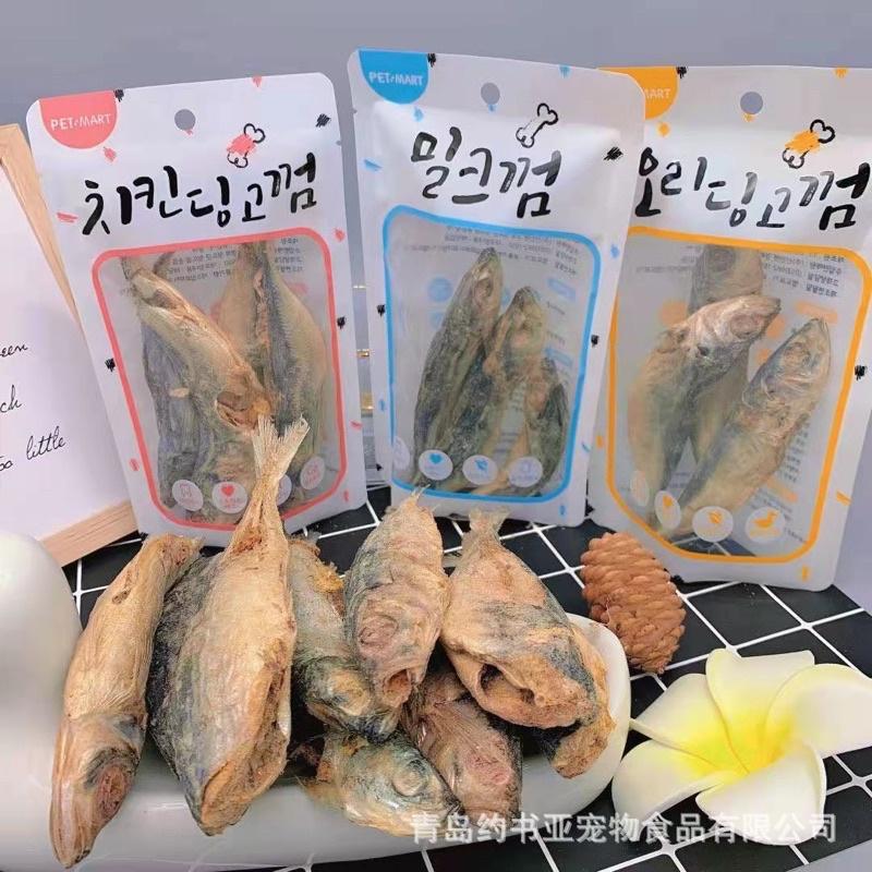 Bánh thưởng, cá, ức gà sấy,... cho chó mèo Hàn Quốc- thơm ngon, ăn là nghiền