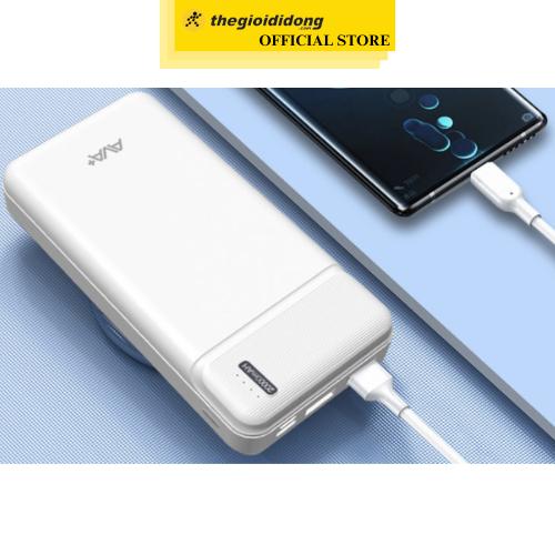 Pin sạc dự phòng Polymer 20000mAh 10.5W AVA+ Q7 - Hàng Chính Hãng