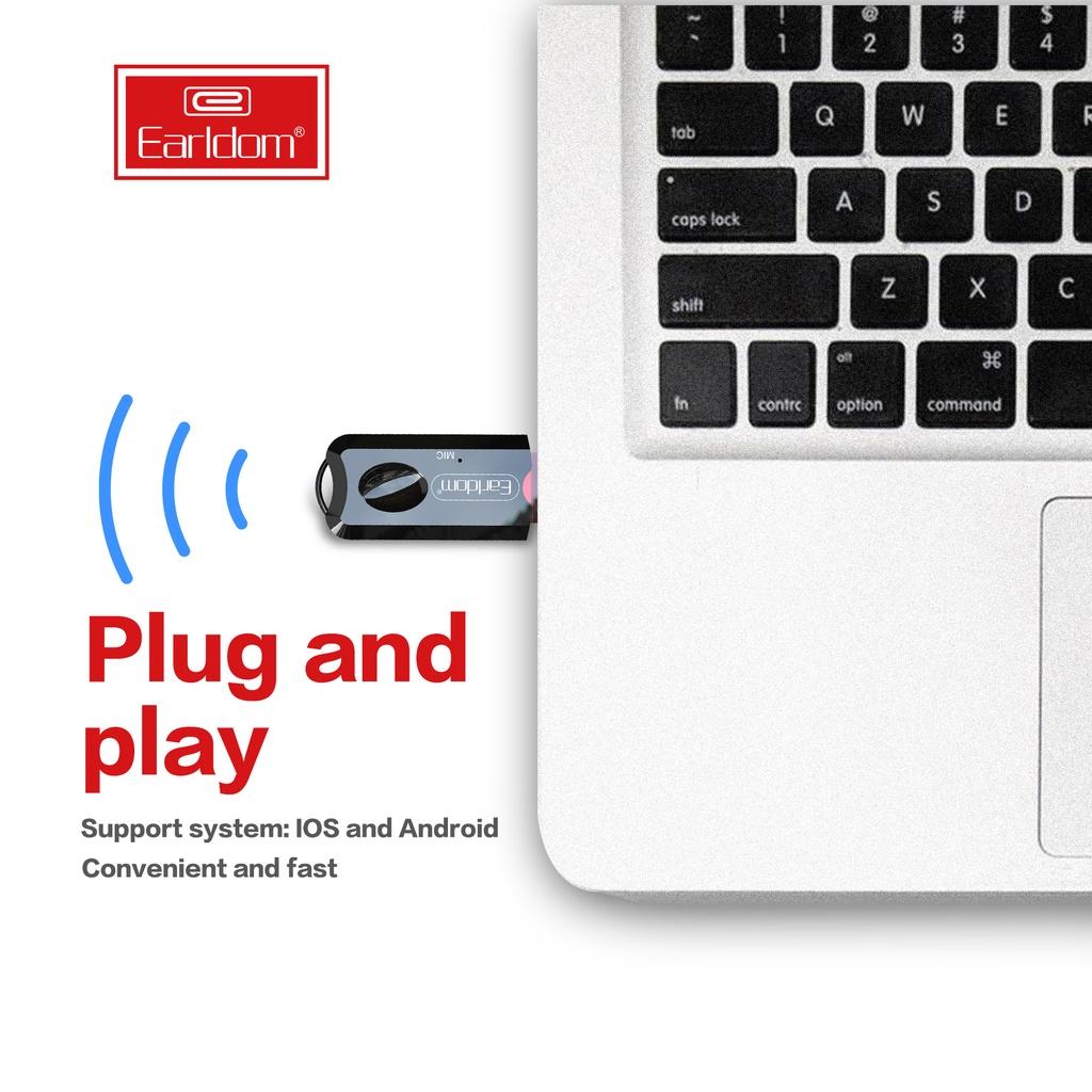 USB Thu Bluetooth Earldom M24 - Hàng Chính Hãng