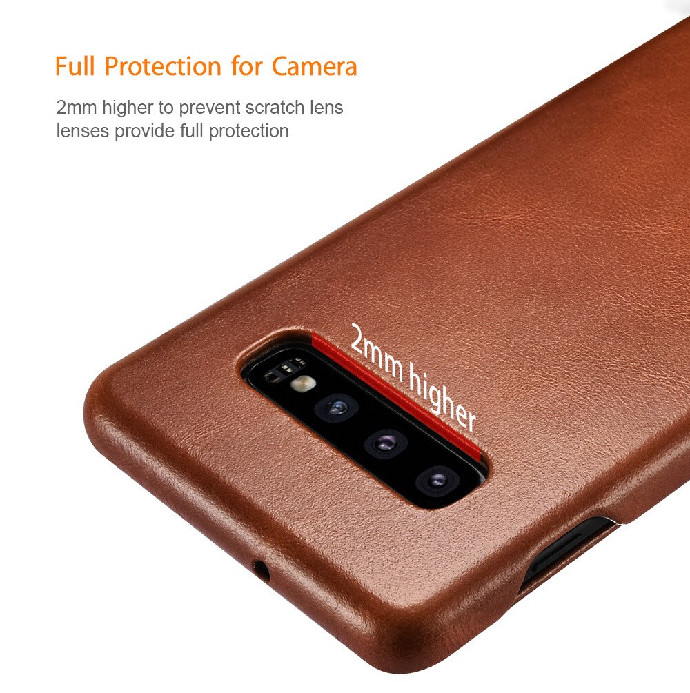 Bao da leather chống sốc cho Samsung Galaxy S10 hiệu XUNDD Gra Series có ngăn đựng thẻ Card ATM visit cao cấp Bảo vệ toàn diện 360 độ, Smartsleep thông minh - hàng nhập khẩu