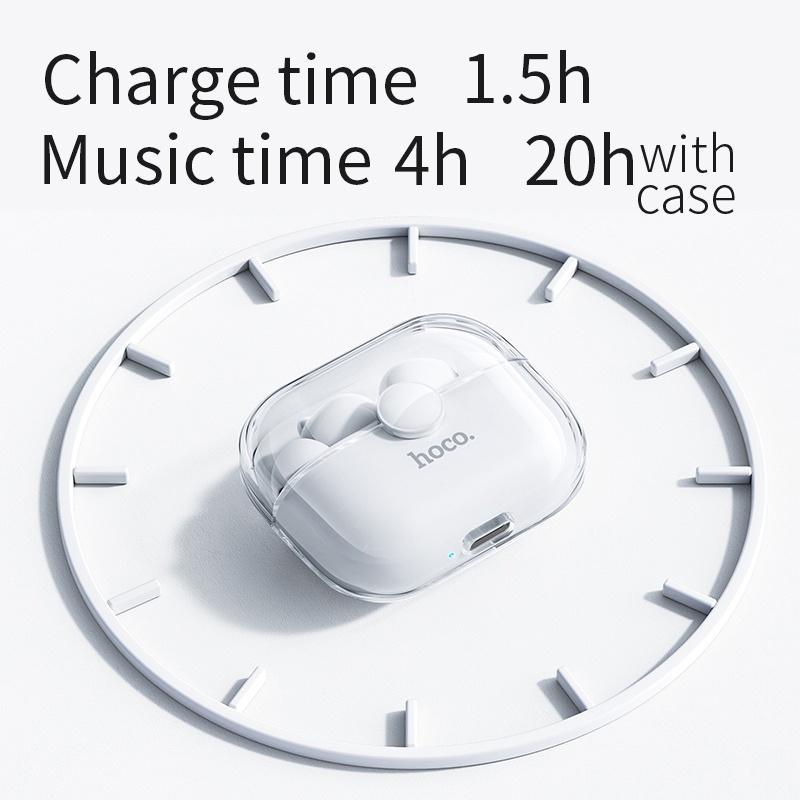 Tai nghe nhét tai bluetooth 5.3 không dây Hoco. chống ồn âm thanh siêu trầm