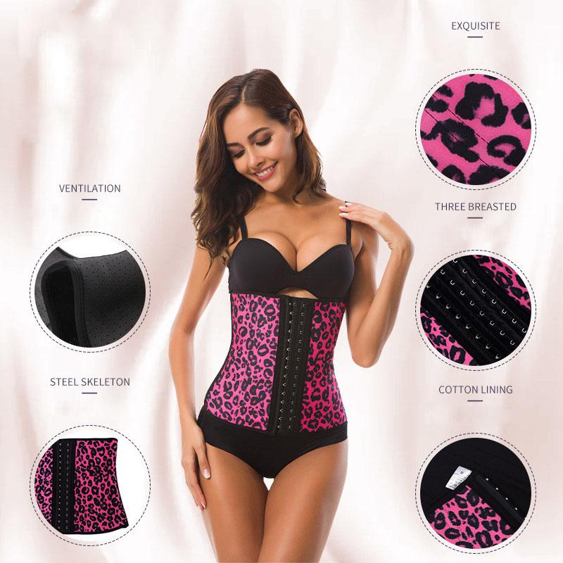 Twinso Sexy Da Báo Phối Quần Lót Nữ Eo Huấn Luyện XS-6XL Giảm Béo Tập Toàn Thân Giảm Cân Sát Định Plus Kích Thước