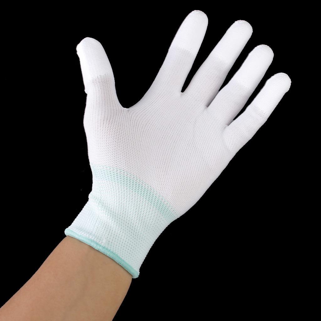 1 Pair Nylon Quilting Gloves for Machine Quilting Sewing Work Gloves Size M