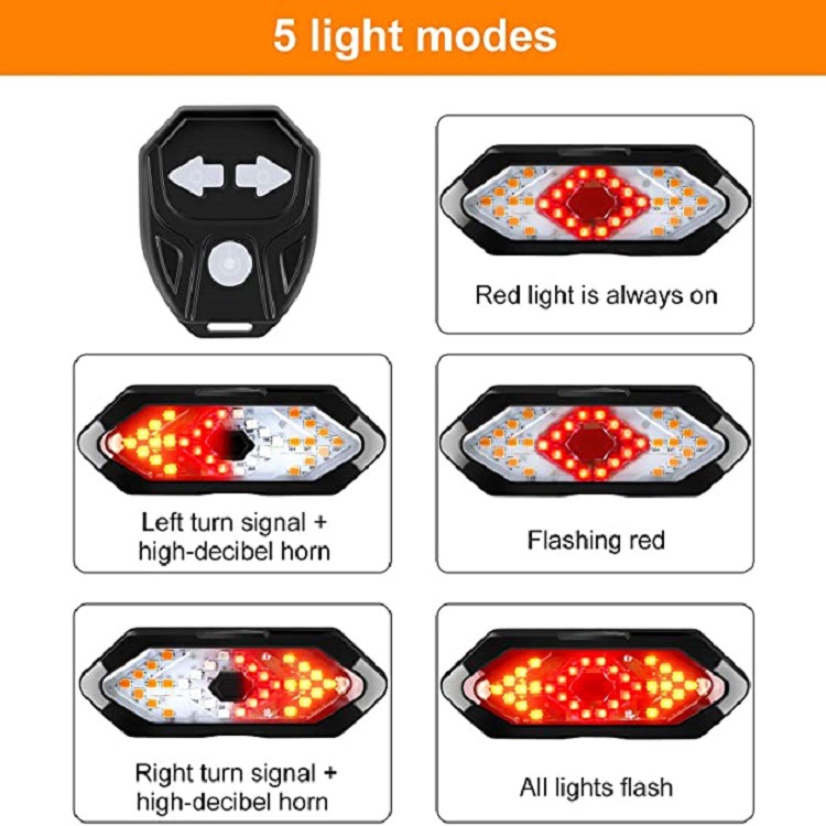 Đèn Tín Hiệu Gắn Xe Đạp Signal light Bicycle HORN