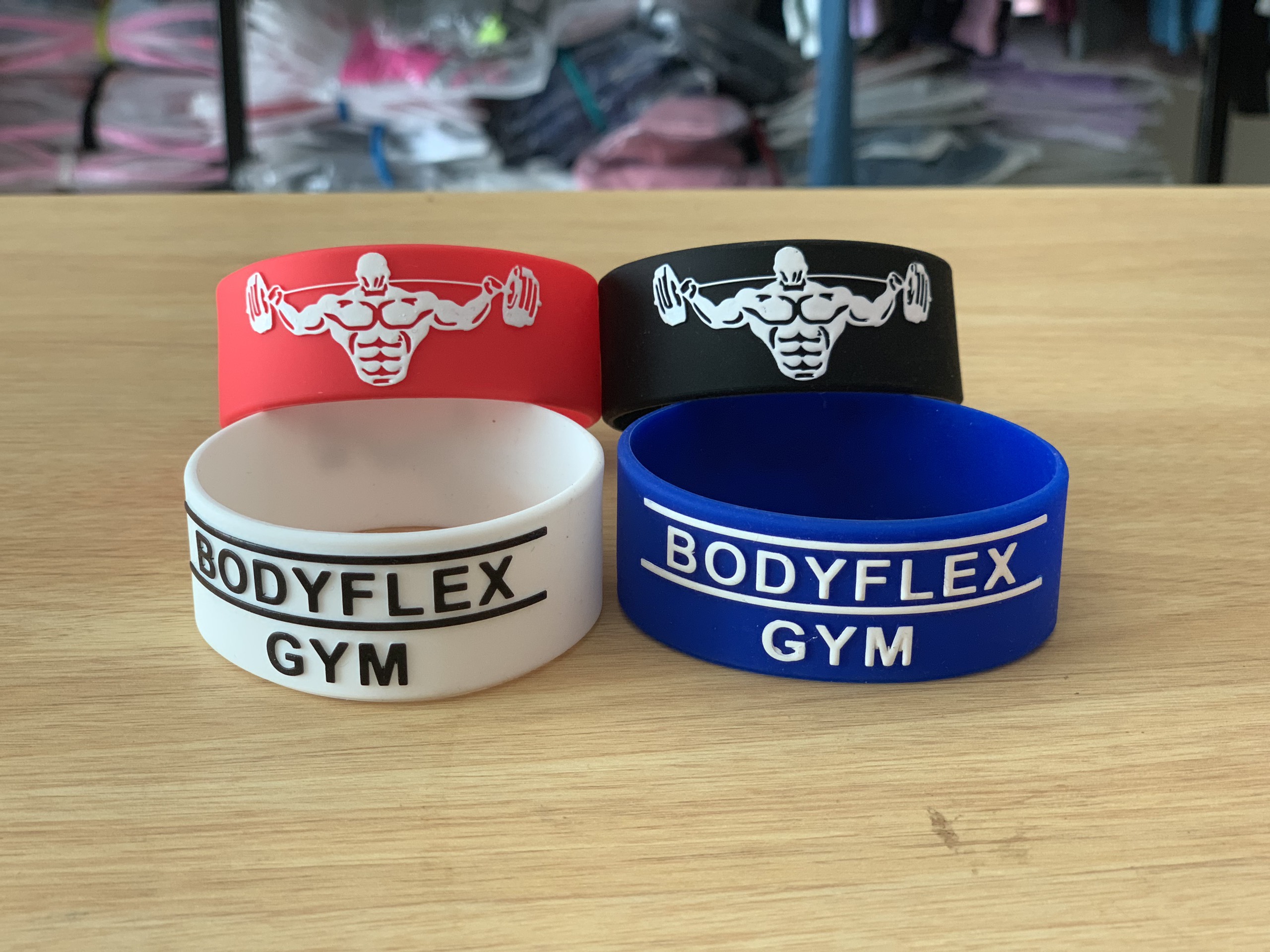 VÒNG TAY CAO SU BODYFLEX GYM, PHONG CÁCH THỂ THAO, NĂNG ĐỘNG