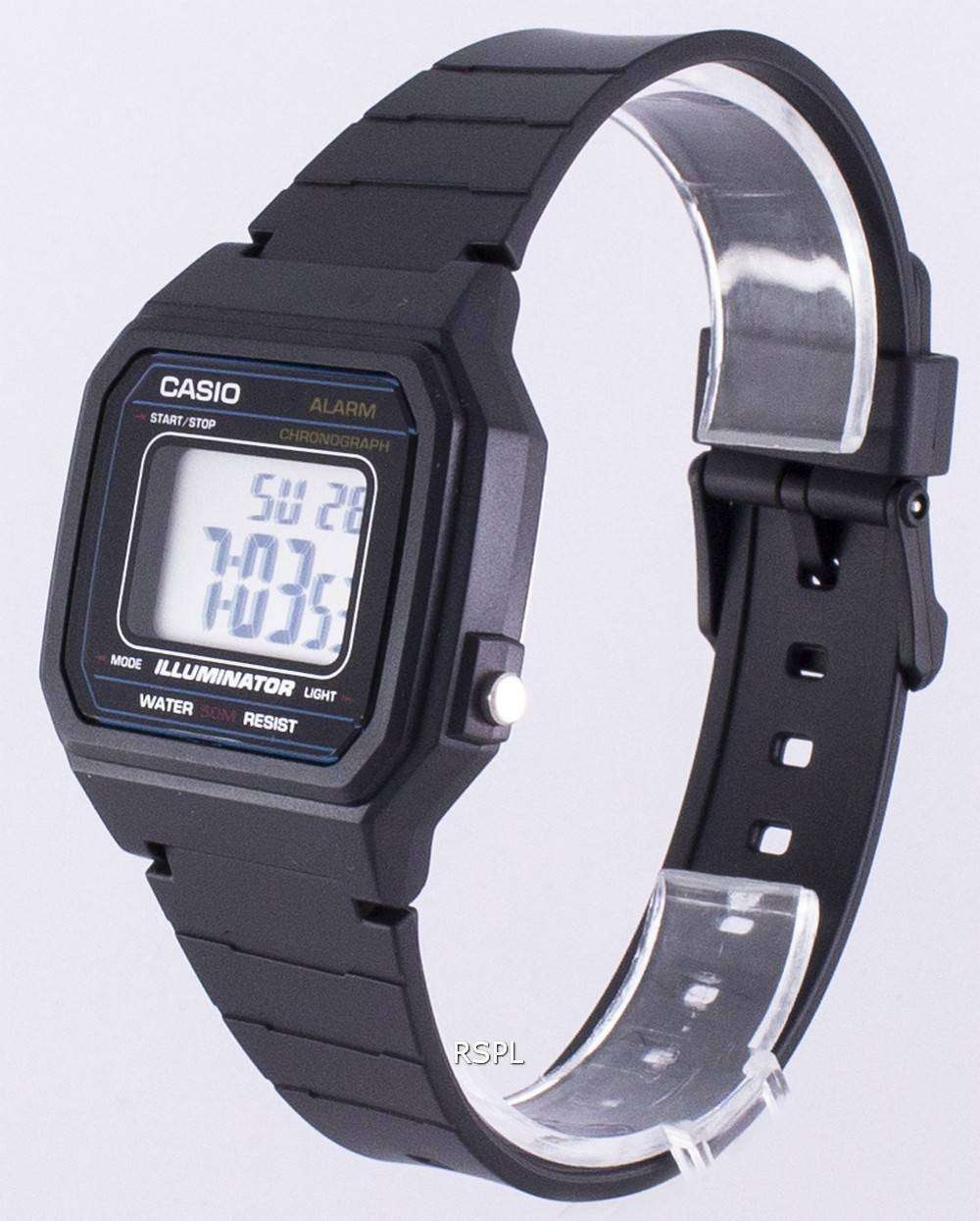 Đồng Hồ Nam Casio W-217H-1AVDF Dây Nhựa - Chống Nước 50m - Pin 7 Năm