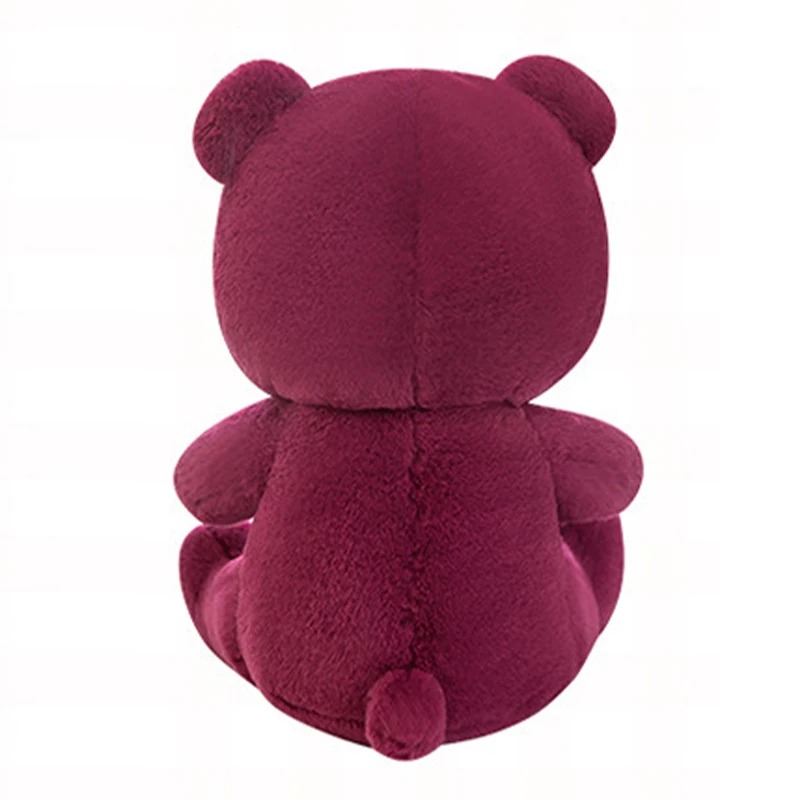 Thú nhồi bông lena đội mũ gấu dâu ngồi đáng yêu - Size từ 28cm đến 80cm - Quà tặng gấu bông lena dễ thương
