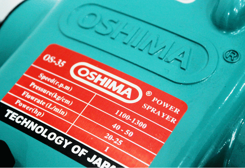 Đầu xịt Oshima OS 35 - sức mạnh đến từ Nhật Bản