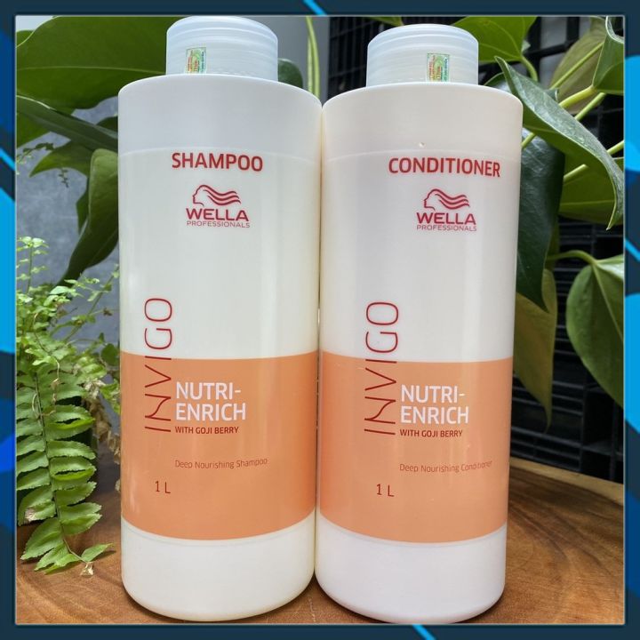 Dầu xả tăng cường dưỡng chất cho tóc khô mảnh Wella Professionals Enrich Moisturizing Damaged Hair 1000ml