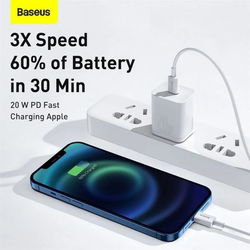 Cáp sạc nhanh siêu bền IP 20W Baseus Superior Series Fast Charging Data Cable Type-C to iP PD (480Mbps)-Hỗ trợ sạc nhanh PD 20W dành cho iPhone 13/ Iphone 14 / PD 18W dành cho iP11/ iP XS Max- Hàng chính hãng