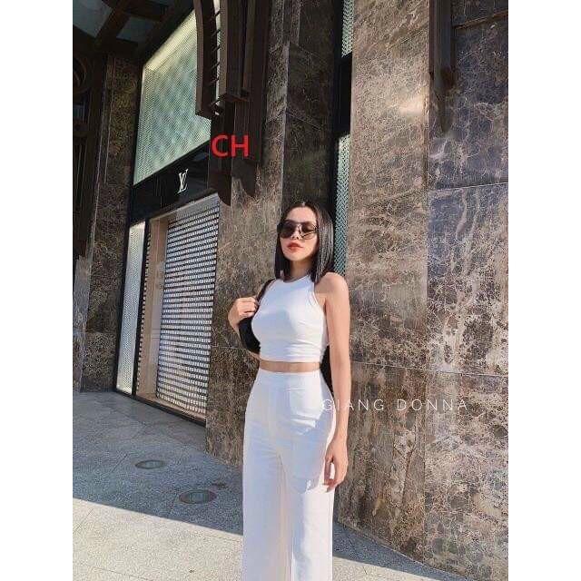 Áo ba lỗ ngược dáng croptop body