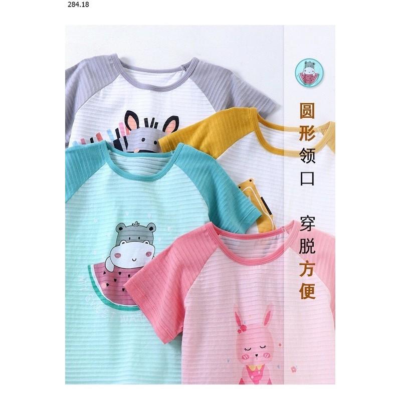 BỘ ĐỒ MẶC NHÀ COTTON TRE HÃNG MAMDADKIDS