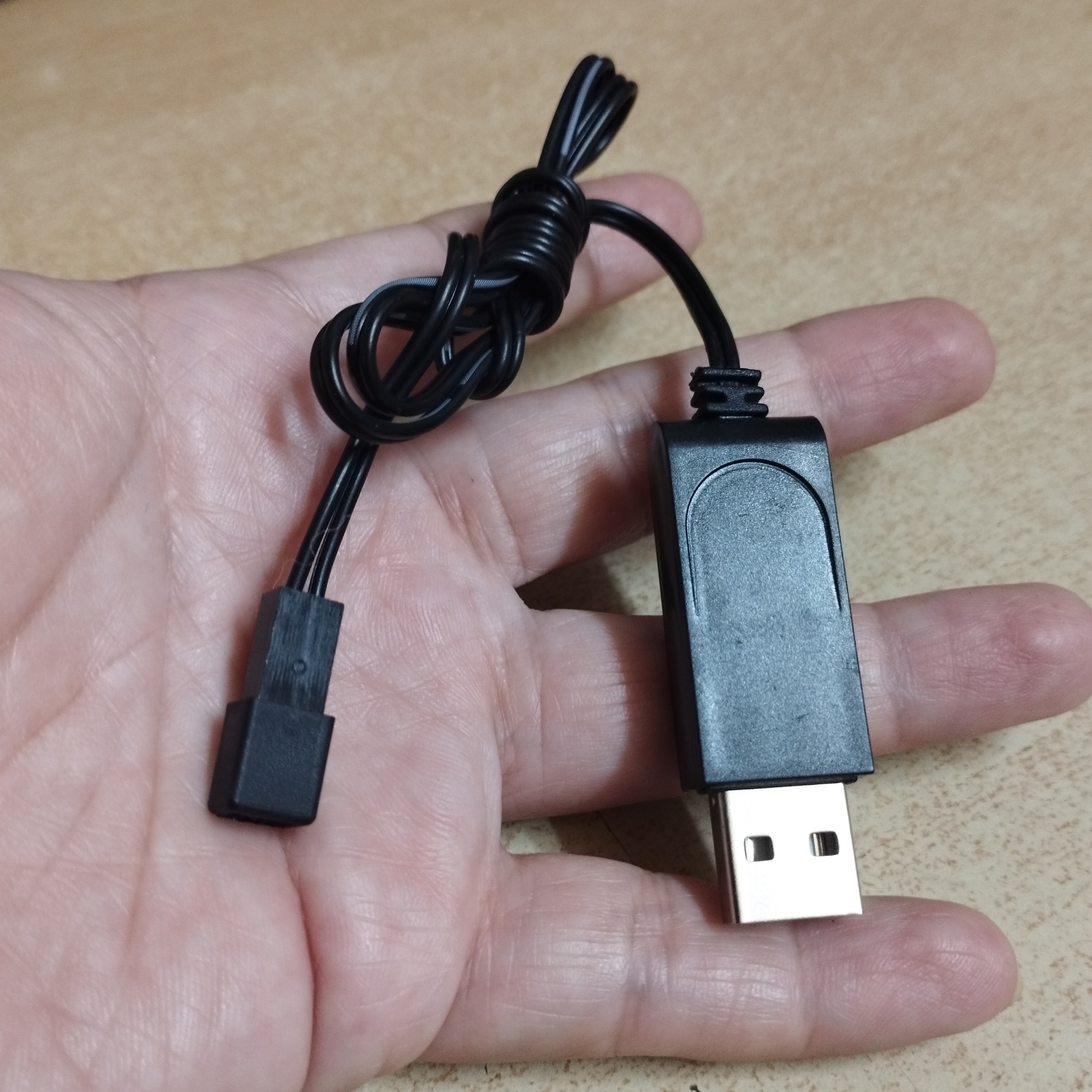 Dây cáp sạc pin 6V dung lượng 300mA chân cắm JST có thể sạc pin 4.8V