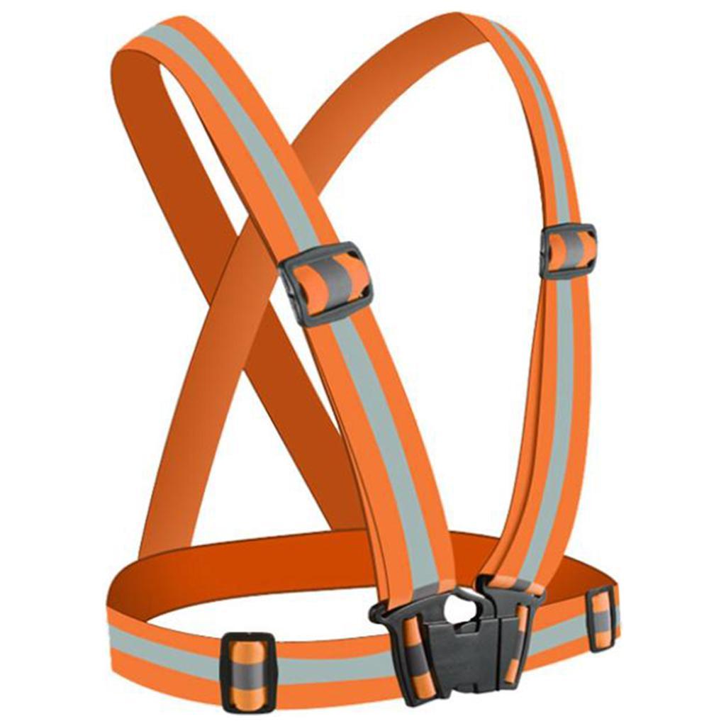 Elastic Running Reflective Vest Adjustable for Night Walking Cycling
