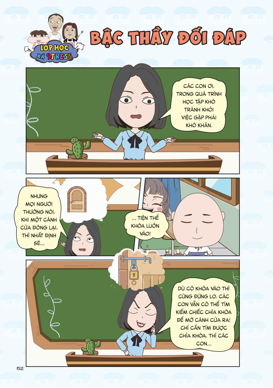 Sách - Truyện Tranh Lớp Học Xả Stress - Hỏi Bài Lúc Nửa Đêm