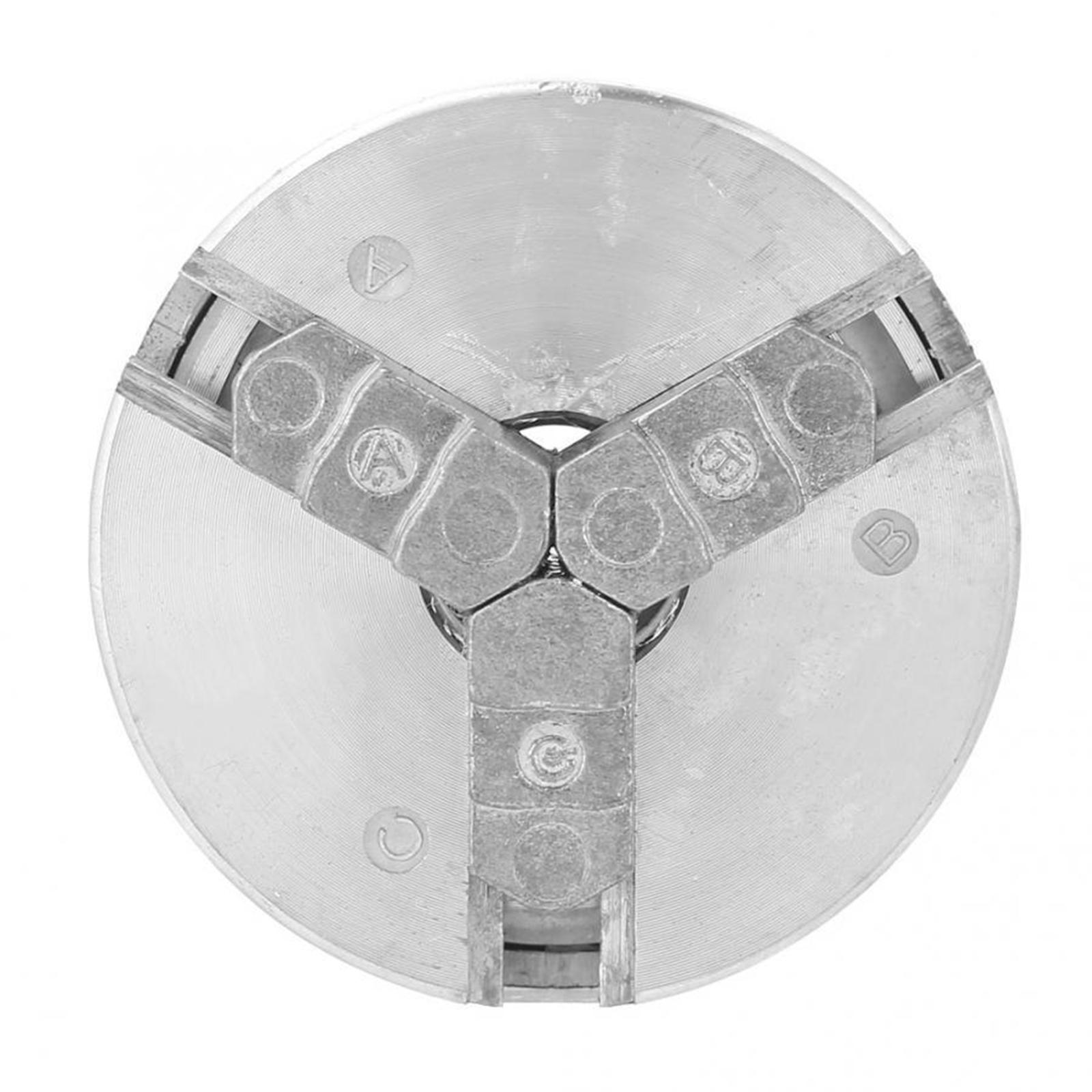 Zinc Alloy Lathe Chuck, Mini Lathe Chuck, Wood Working Lathe Chuck for Mini Metal Lathe Machine Tool Accessories