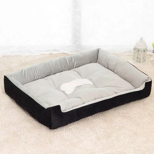 Nệm chữ nhật có viền chắn êm ái cho chó mèo thú cưng - nhiều size.