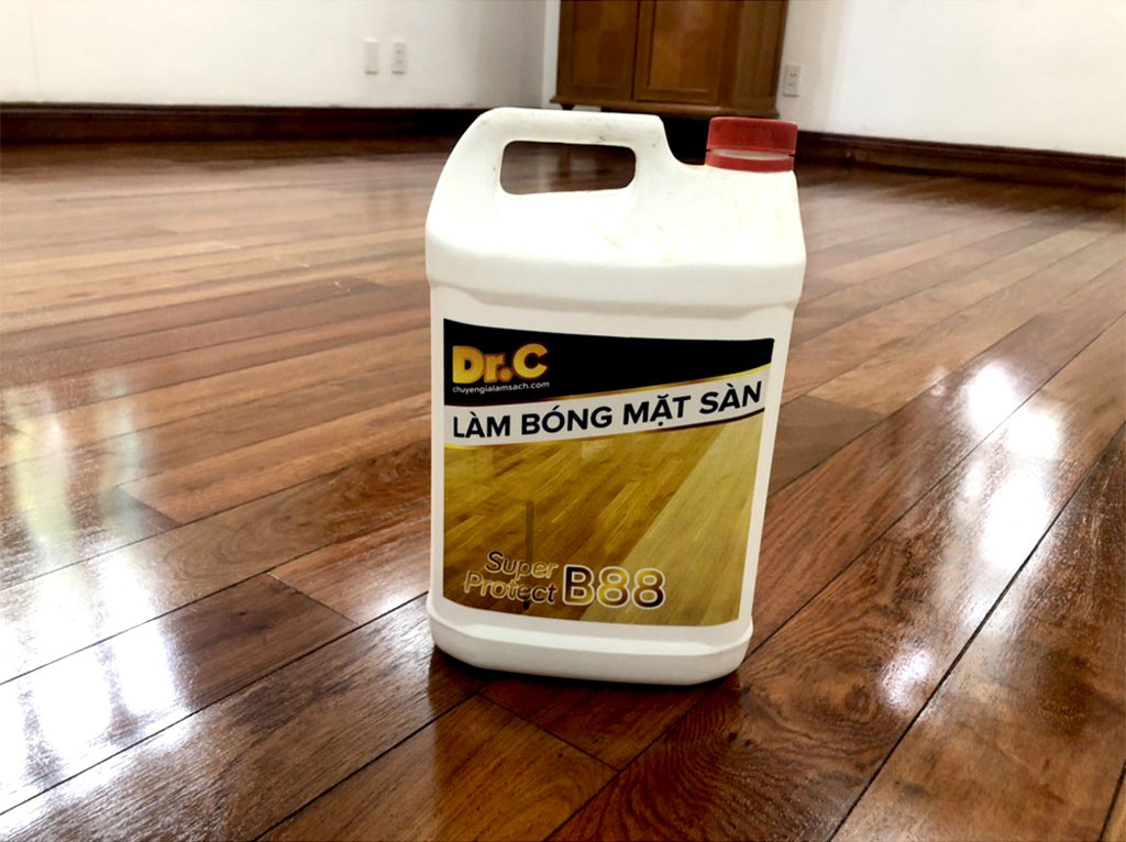 Dung dịch phủ bóng sàn gỗ, bảo vệ sàn, chống trơn trượt Dr.C B88