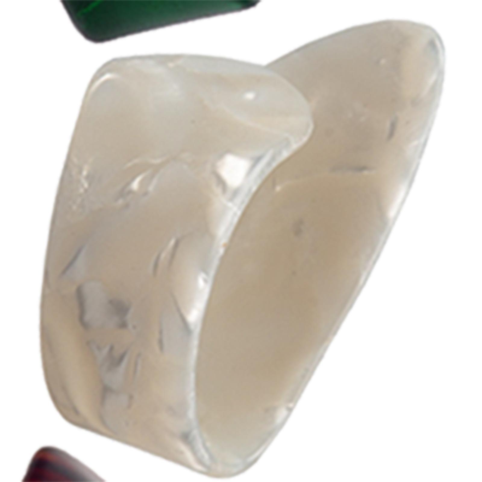 10 Pcs Guitar Thumb Finger Picks, Thumb Finger Picks, Guitar Fingertips Protector Plectrum Picks for Acoustic Guitar Banjo Bass Ukulele