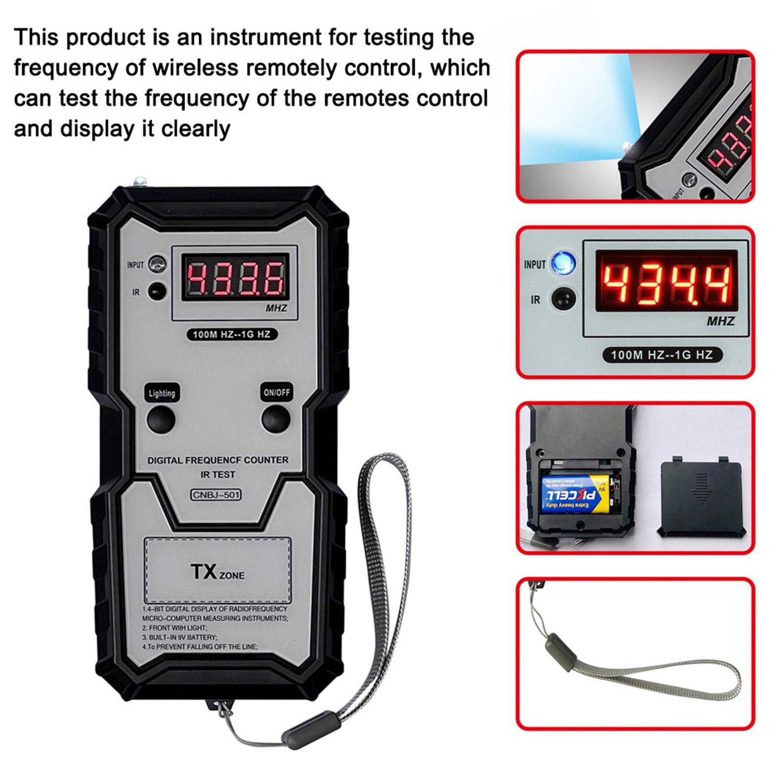 Car Remote Key Infrared Frequency Tester Auto Parts Portable Test Instrument