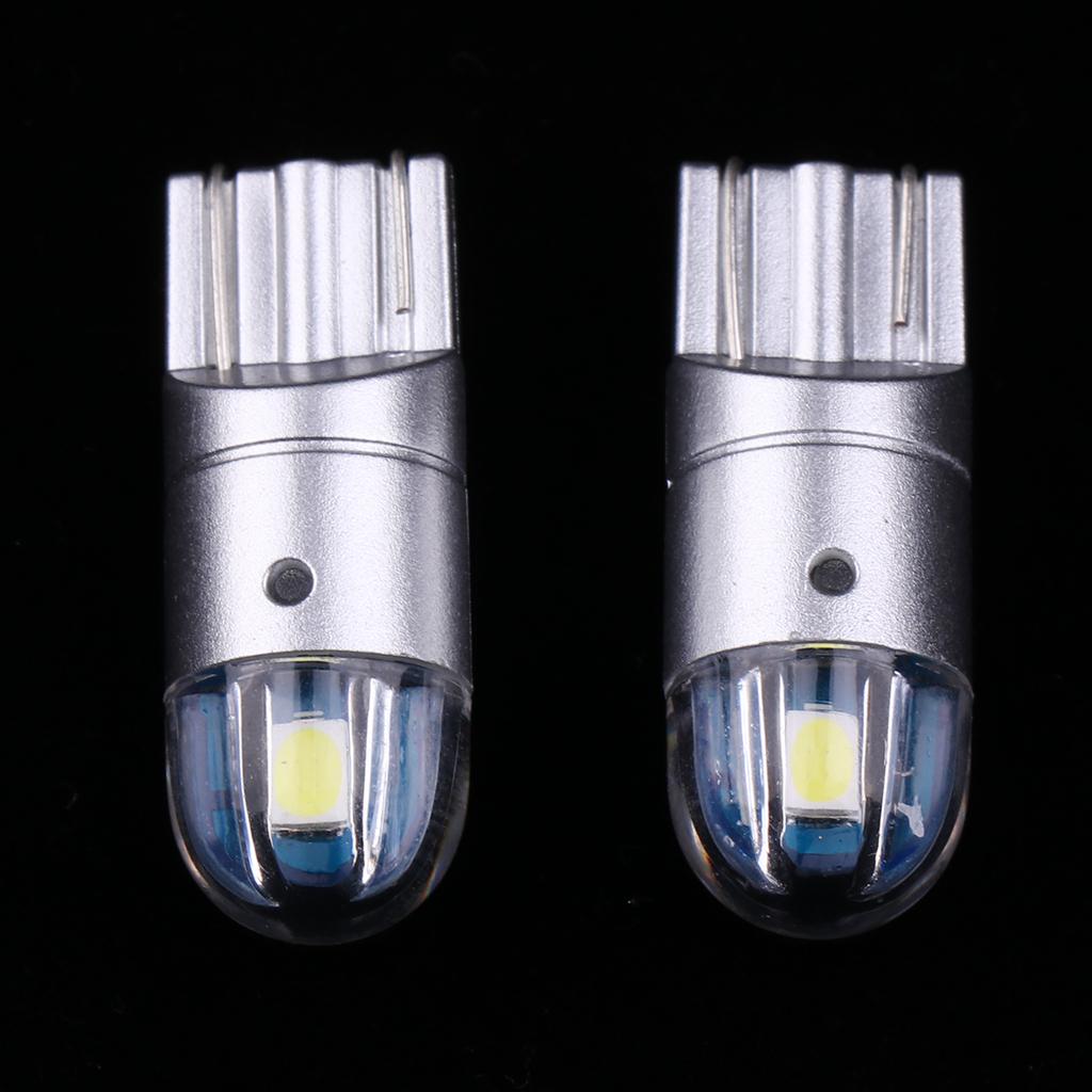2 Pieces Universal Car 12V T10 3030 2SMD LED Light Lamp Bulb