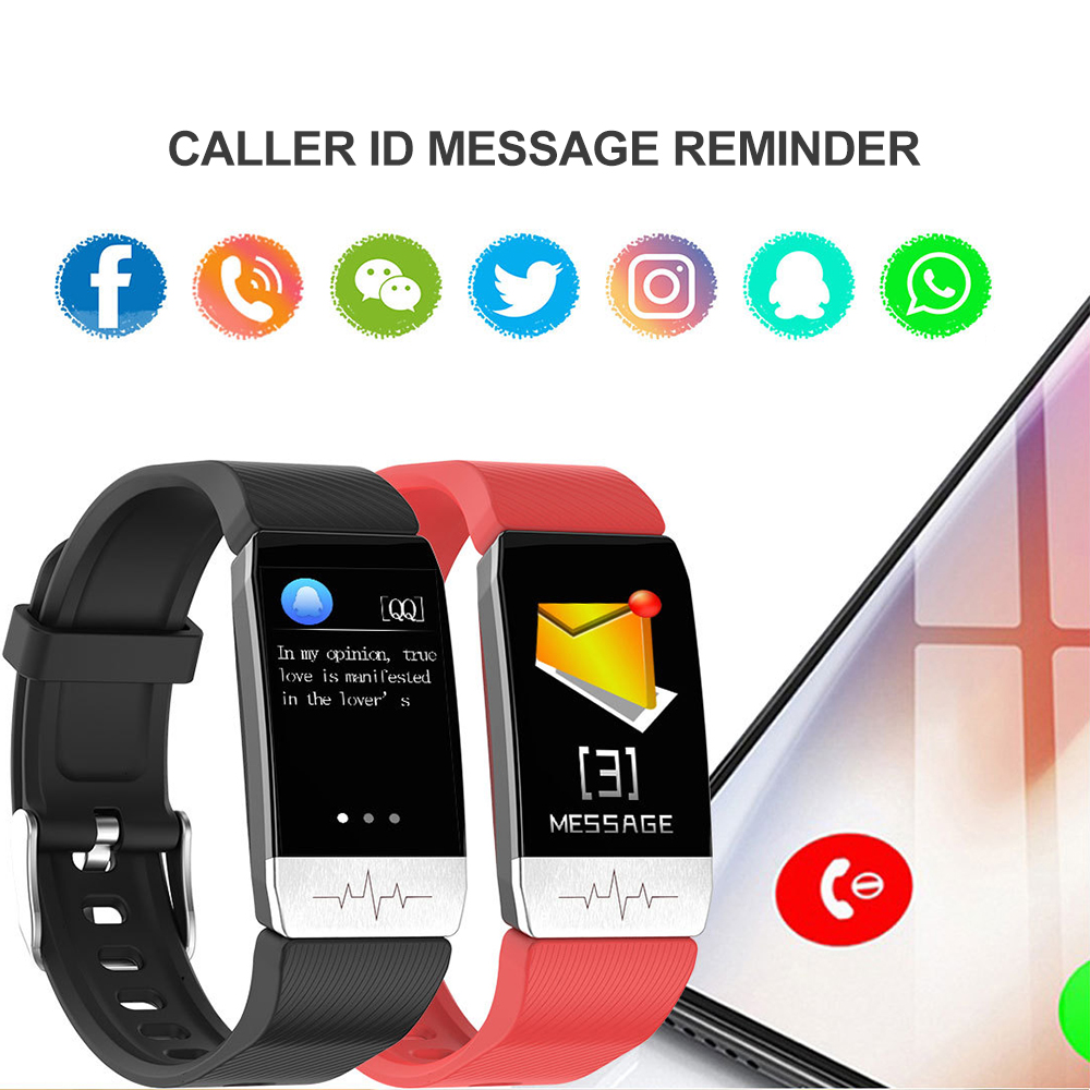 Vòng đeo tay theo dõi sức khỏe thông minh chống nước với IP67
